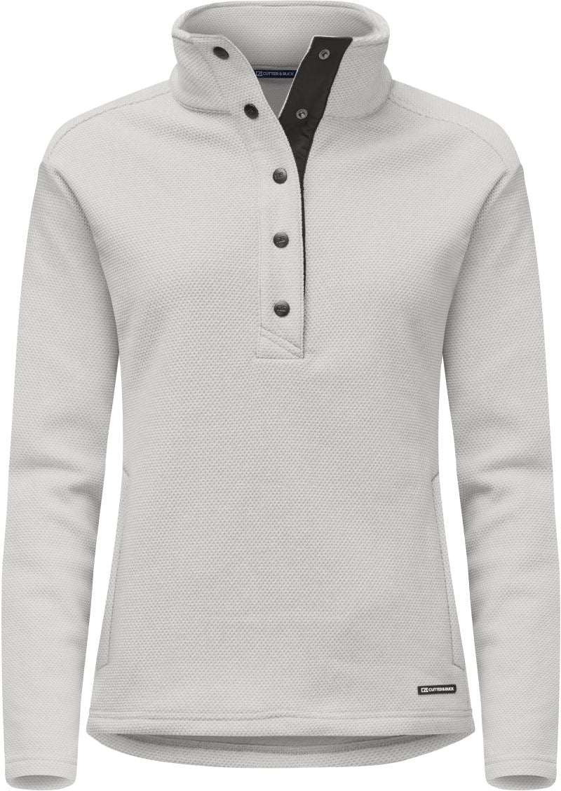 Ženska flis pulover "Hunts Point" Cutter & Buck – silver