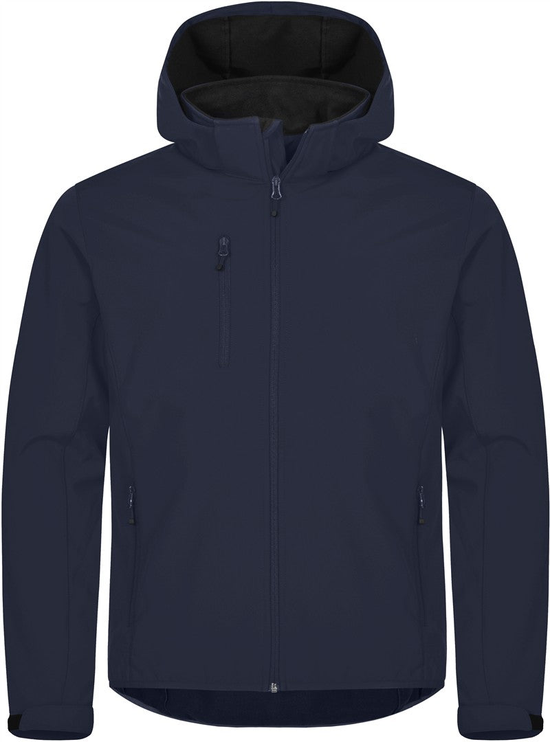 Moška trislojna softshell jakna s kapuco Clique Classics Softshell Hoody M - glavna slika