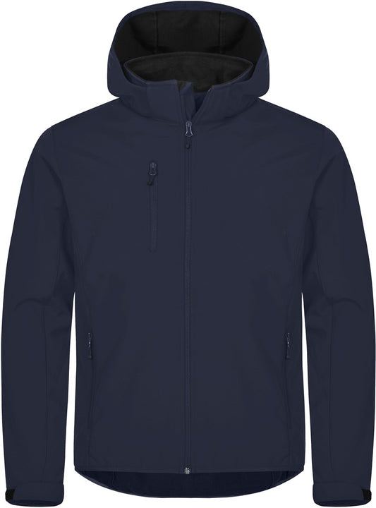 Moška trislojna softshell jakna s kapuco Clique Classics Softshell Hoody M - glavna slika