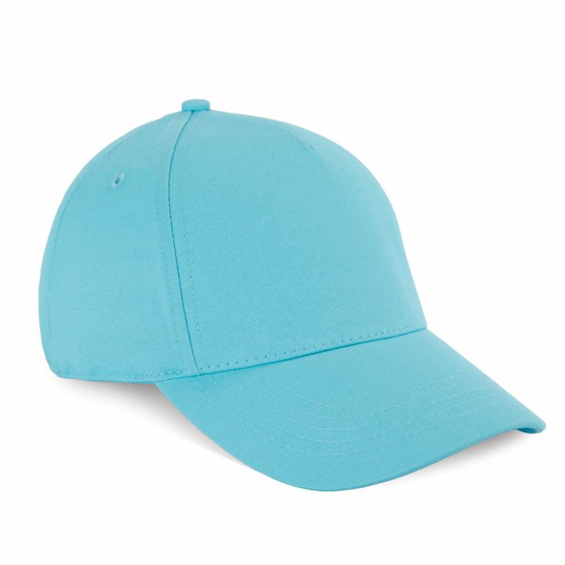 Unisex 5 Panel kapa Kariban – icy turquoise
