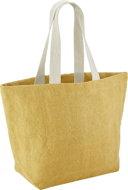 Jutasta nakupovalna torba Westford Mill W466, prikaz izdelka