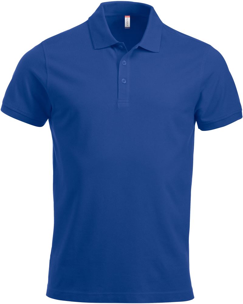 Moška težji Piqué polo Clique – deep blue