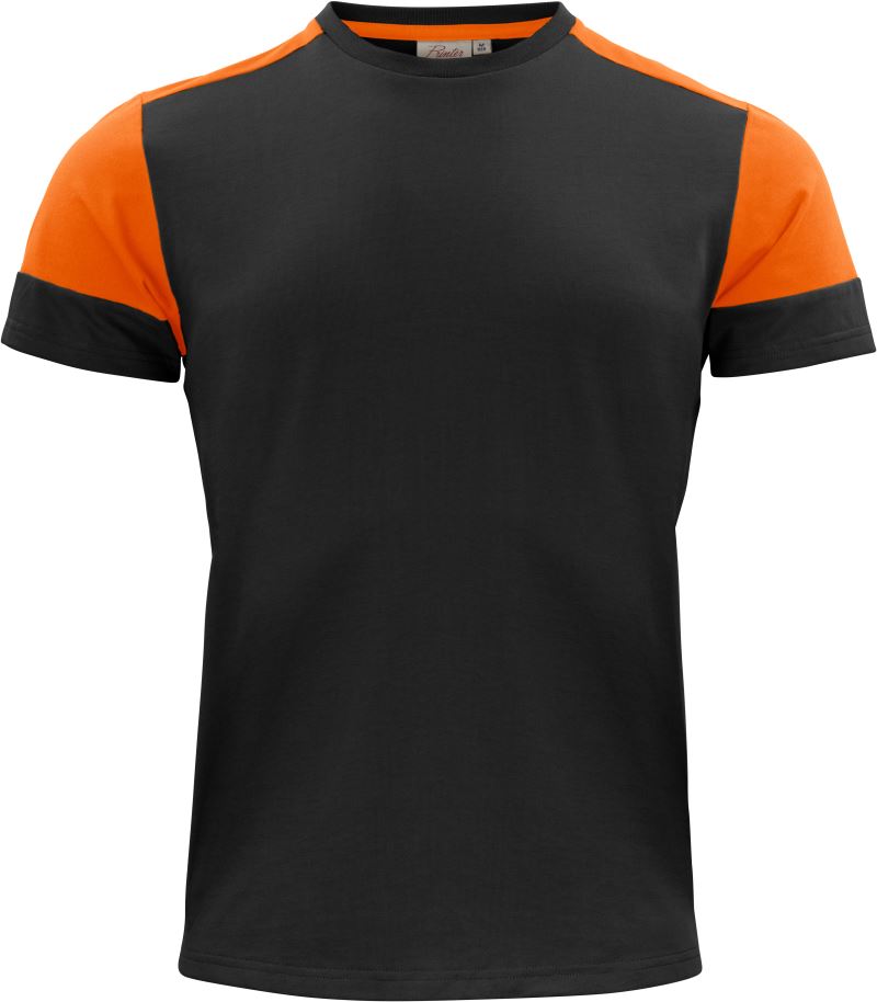 Moška težji Moška majica Printer – black/orange