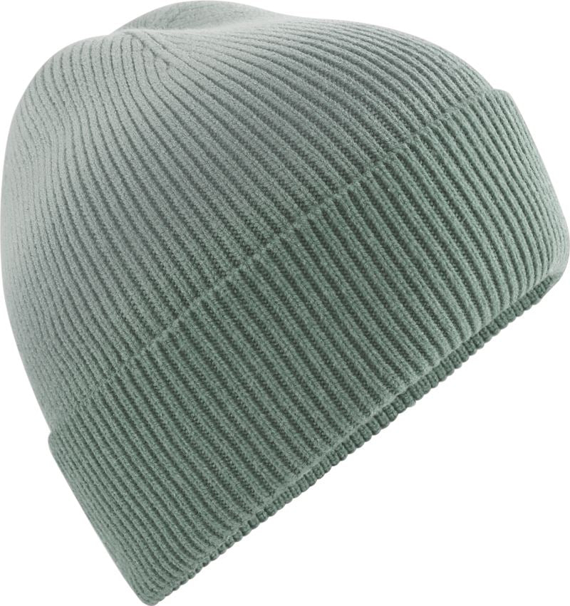 Unisex knitted kapa Beechfield – dusty green dip dye