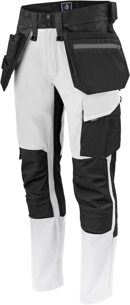 ProJob 5551 raztegljive delovne hlače Cordura 62 - Bela