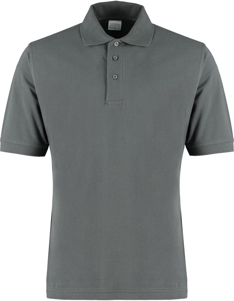 Moška Piqué polo "Superwash" Kustom Kit – dark grey