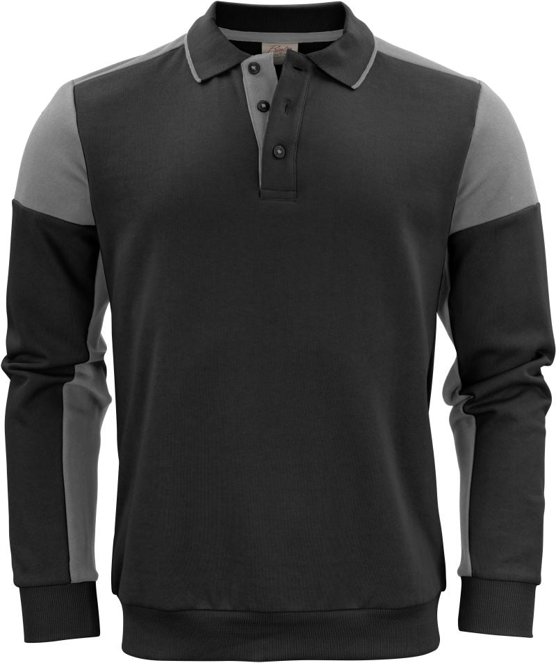 Unisex polo pulover Printer – black/anthracite