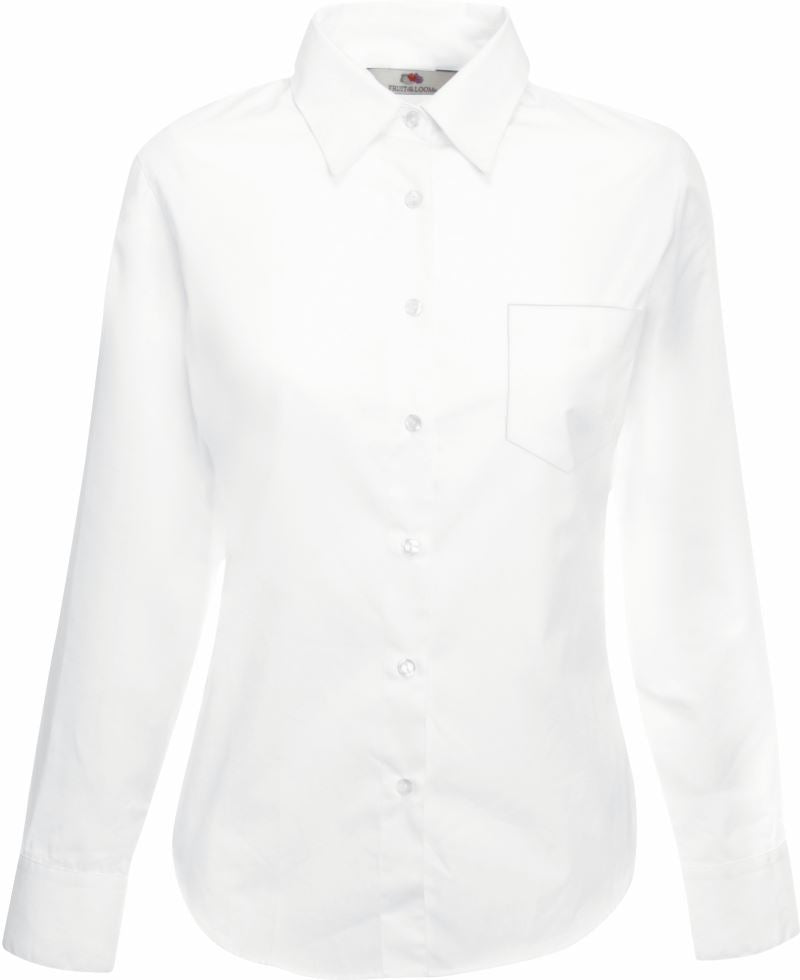 Ženska Srajca s Dolgimi Rokavi F.O.L.  Lady-Fit Poplin Shirt LSL - oblekanadom