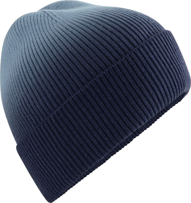 Unisex knitted kapa Beechfield – navy dip dye