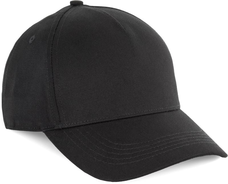Unisex 5 Panel kapa Kariban – Črna