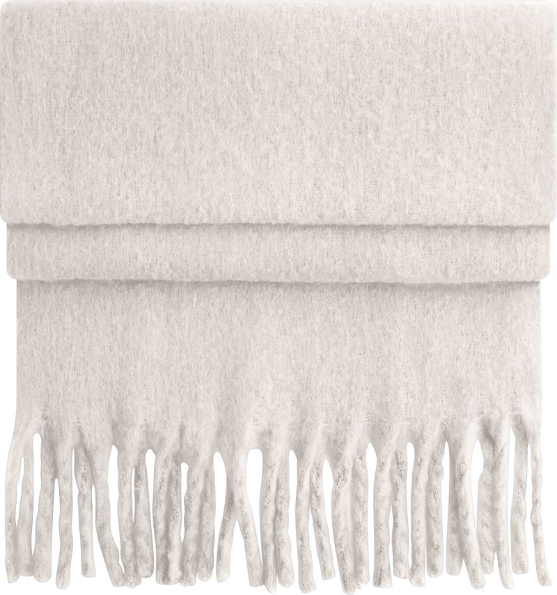 Mehek oversize šal Beechfield Fluffy B496R, barva Naravna kamnita