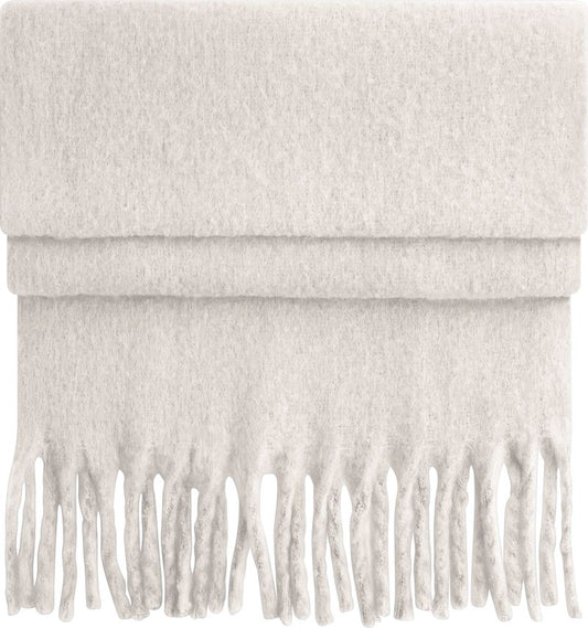 Mehek oversize šal Beechfield Fluffy B496R, barva Naravna kamnita