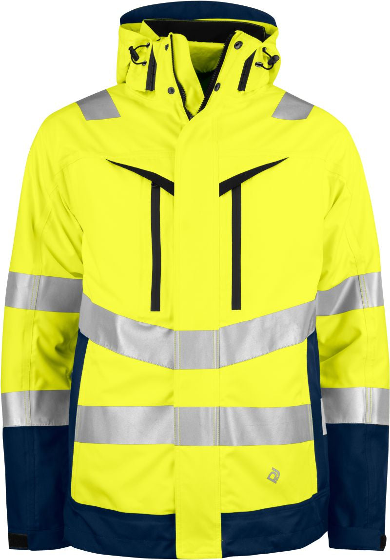 Unisex 3-in-1 Safety jakna Projob – hi vis yellow/navy