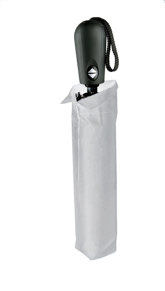 KiMood KI2011 automatic umbrella with sleek black canopy and sturdy handle, designed for elegant protection in all weather conditions.