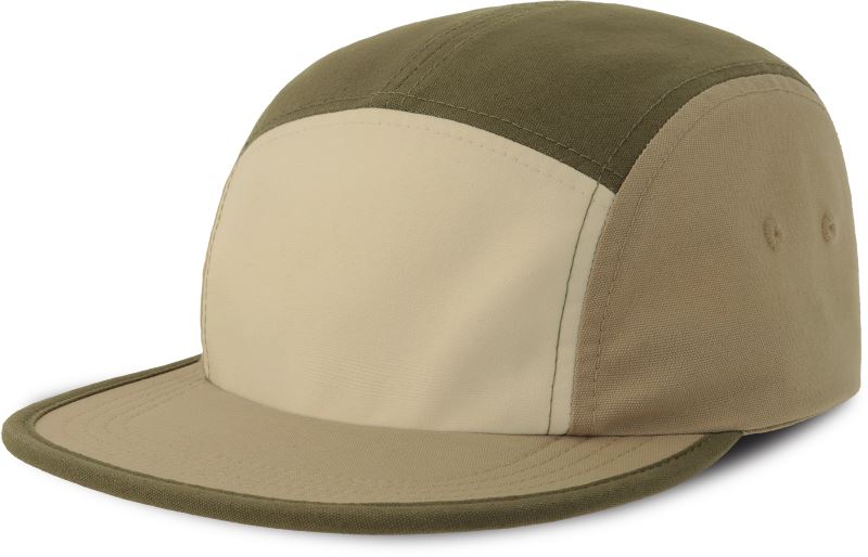 Unisex 5 Panel kapa Atlantis – off white/olive/khaki
