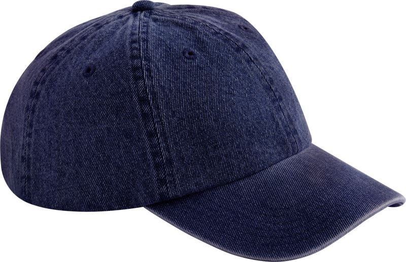 Unisex 6 Panel Denim kapa Beechfield – indigo