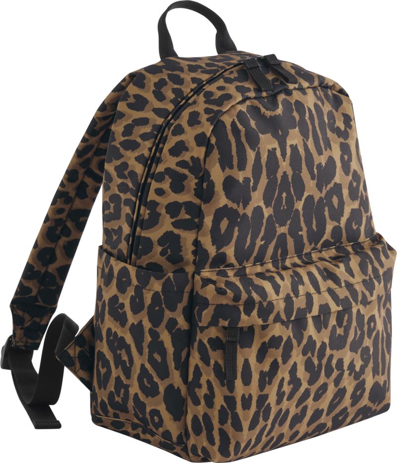 Mini nahrbtnik z leopardjim vzorcem BagBase BG195S, barva Leopardji vzorec