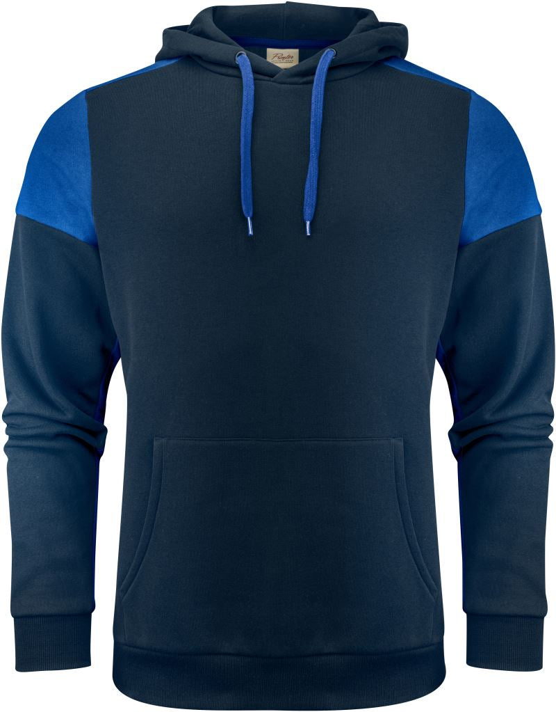 Unisex s kapuco pulover Printer – navy/cobalt