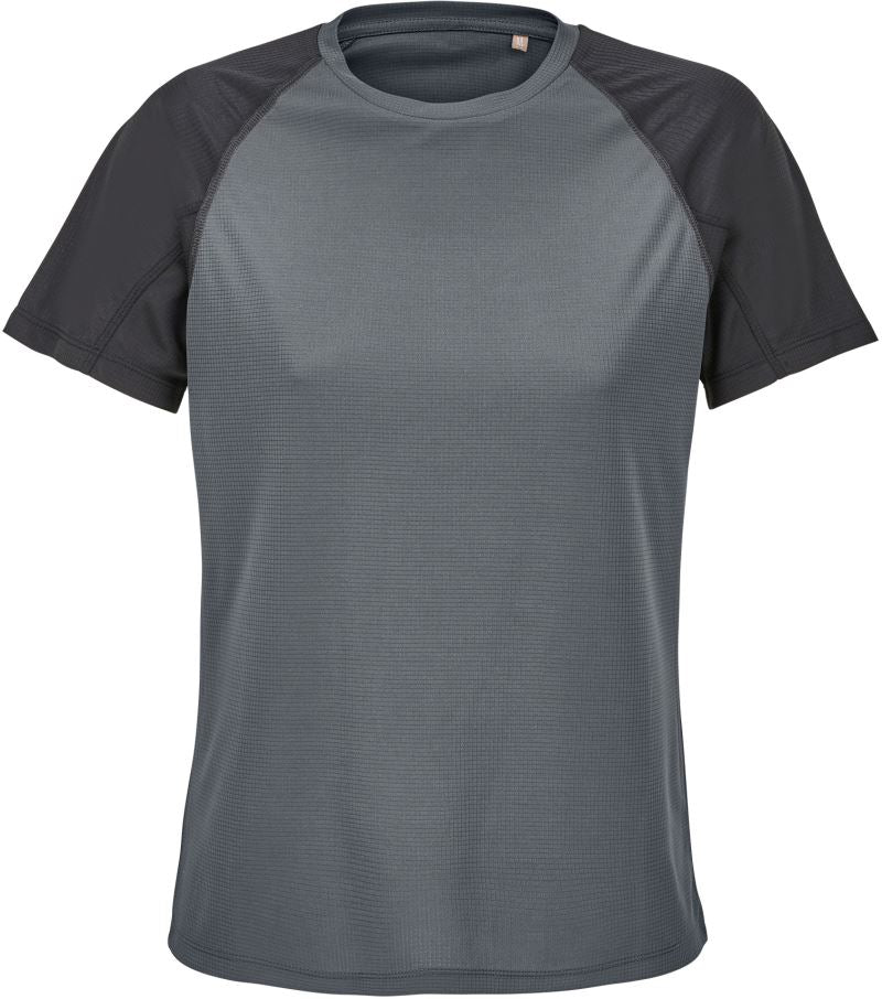 Ženska Raglan Sport Shirt SOL's Collection – black/charcoal grey