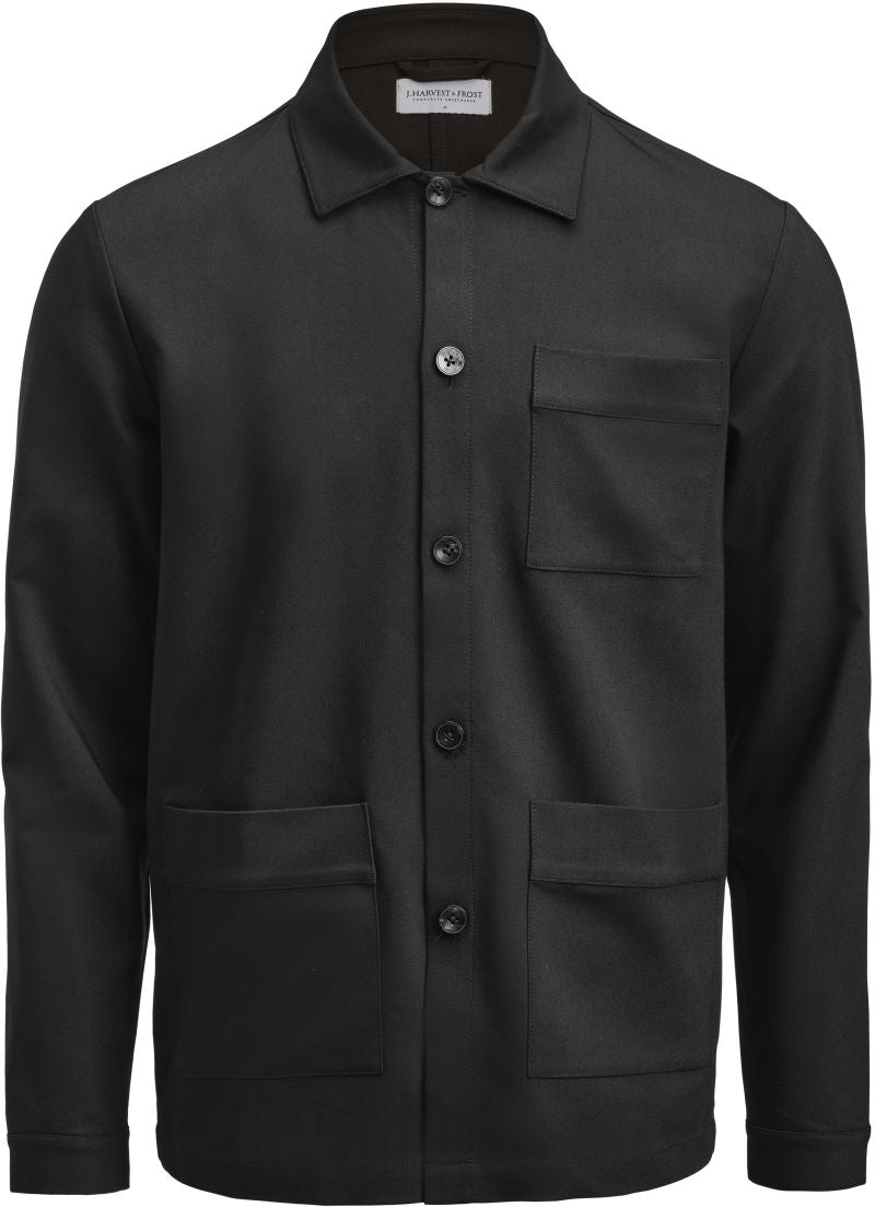 Unisex shirt jakna J.Harvest & Frost – Črna