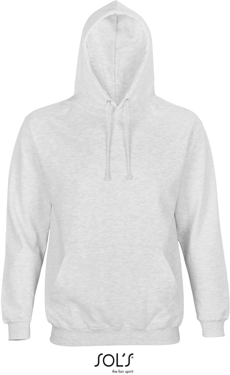 Unisex s kapuco pulover SOL's Collection – grey melange