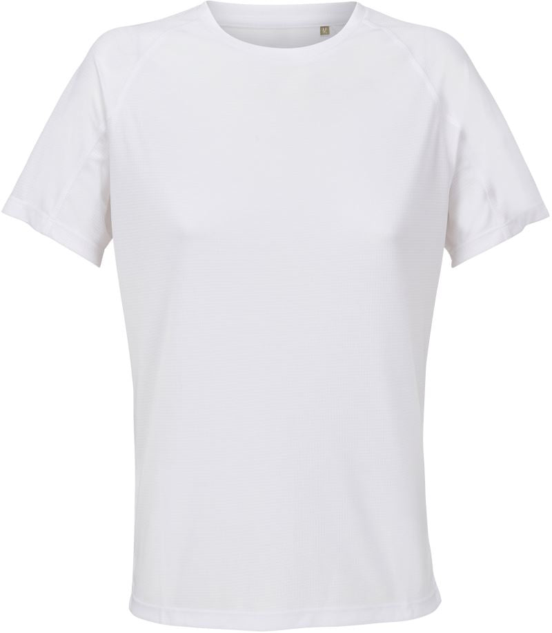 Ženska Raglan Sport Shirt SOL's Collection – Bela