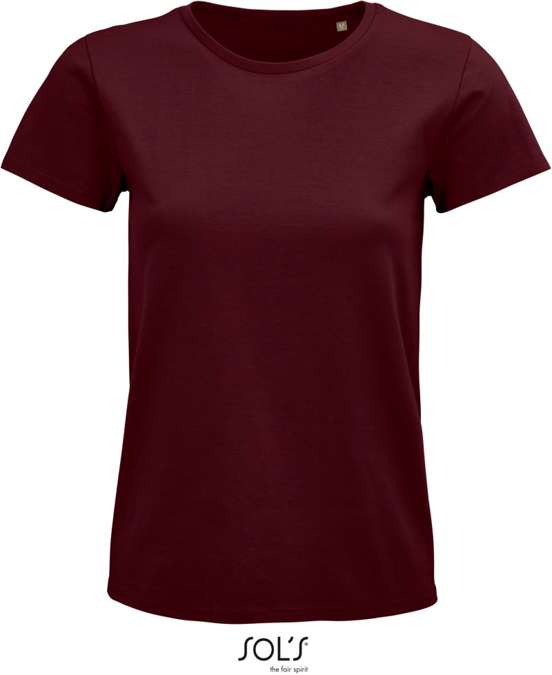 Ženska Organic majica SOL's Collection – Bordo