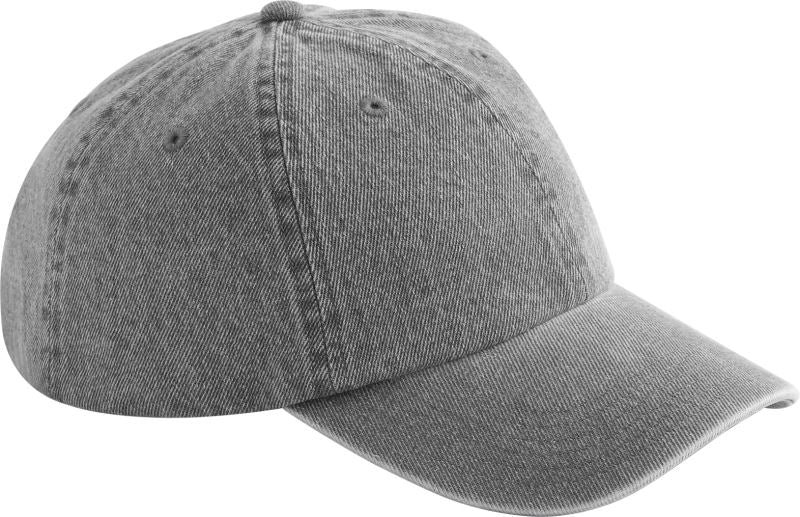 Unisex 6 Panel Denim kapa Beechfield – acid grey