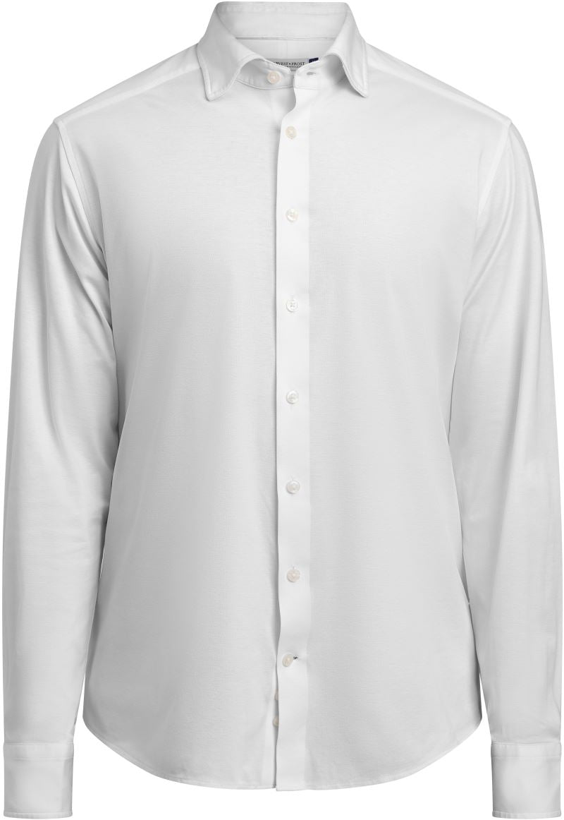 Moški interlock Shirt z dolgimi rokavi J.Harvest & Frost – Bela