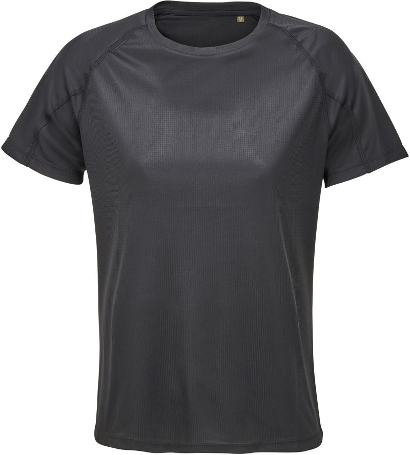 Ženska Raglan Sport Shirt SOL's Collection – Črna