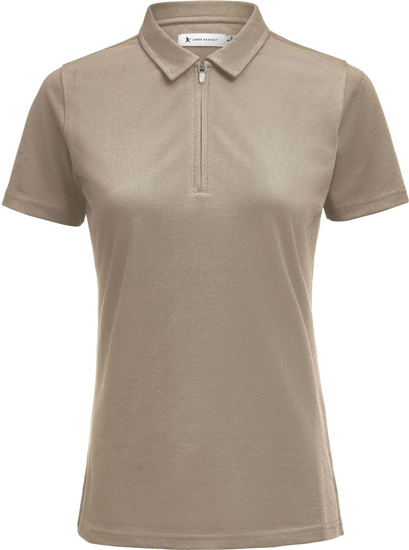 Ženska polo majica iz pikeja z zadrgo James Harvest Montana Polo Woman