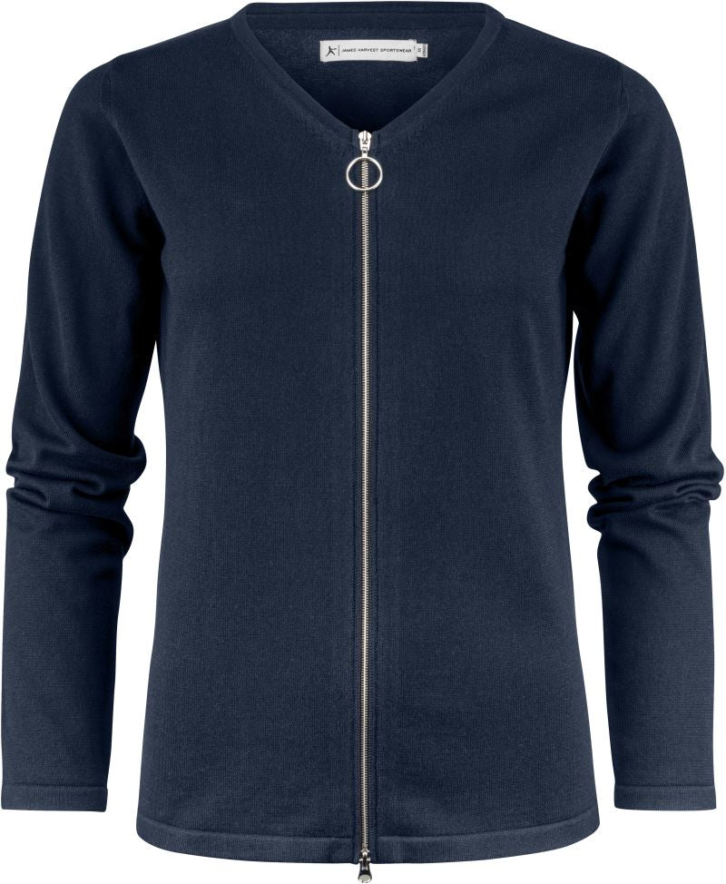 Ženska Cardigan James Harvest – Mornarsko modra