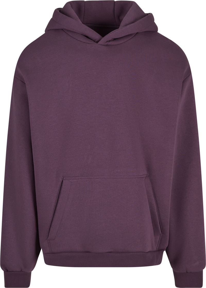 Unisex težji prevelik kroj Unisex s kapuco pulover New Morning Studios – plum purple