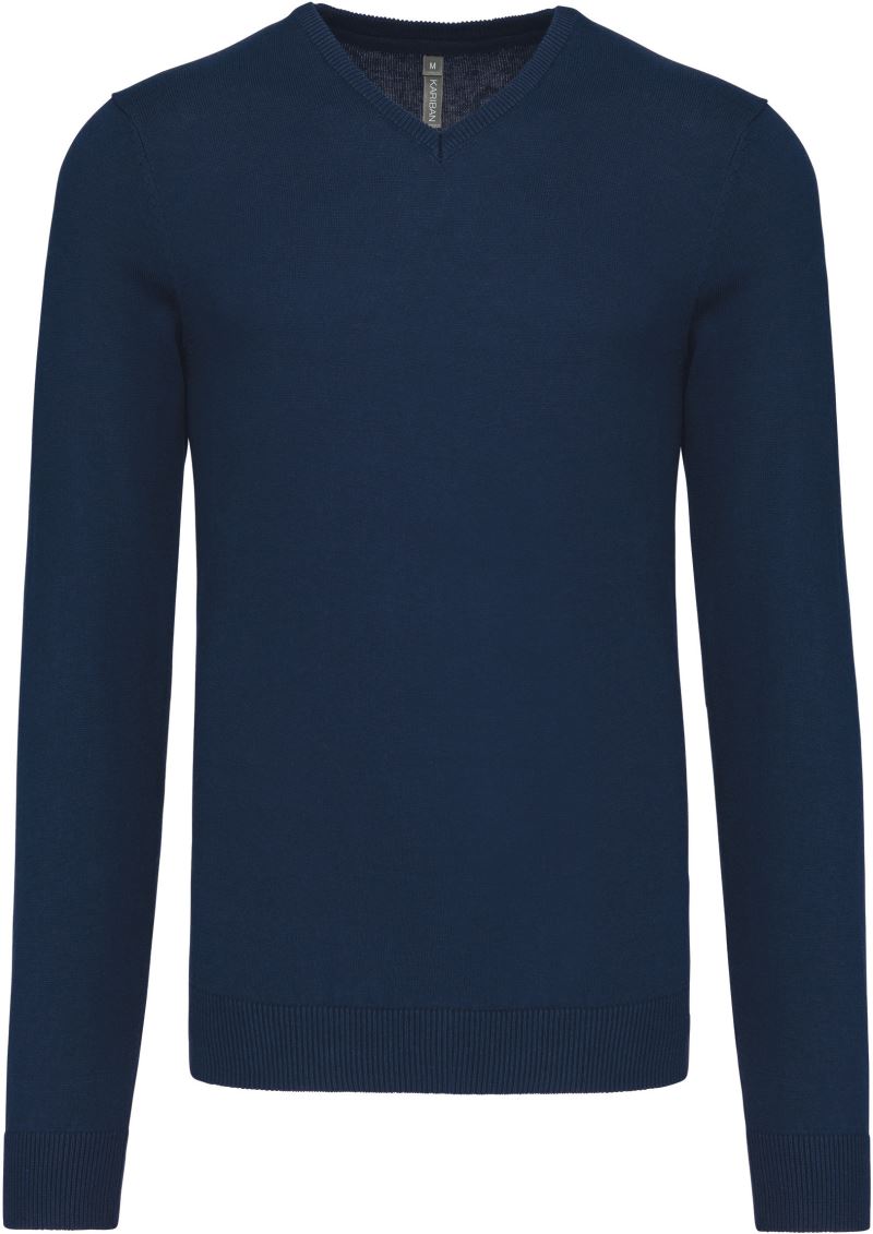 Moški pulover z V-izrezom Kariban K965 - Eleganca in udobje - oblekanadom