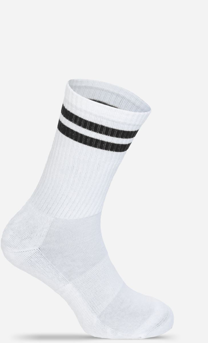 Unisex tennis Socks "Osnovna" Mr.Socks – white/black