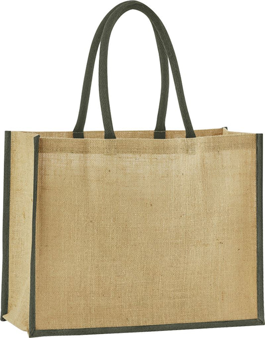Jutasta nakupovalna torba Westford Mill W470, prikaz izdelka