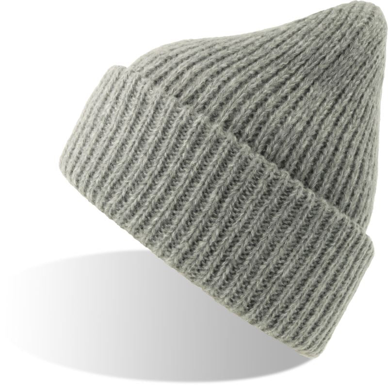 Unisex knittted Hat Atlantis – light grey melange