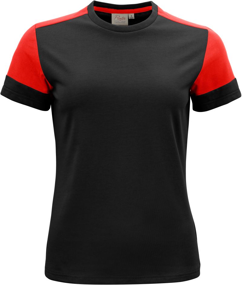 Ženska težji Ženska majica Printer – black/red
