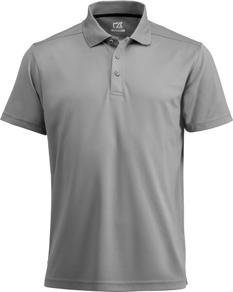 Moška Functional polo Cutter & Buck – light grey