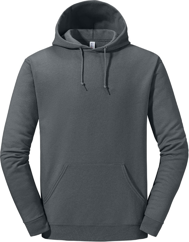 Uniseks pulover s kapuco Jerzees NuBlend 996M v sivi barvi, mehki in udoben moški in ženski pulover.
