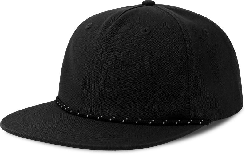Unisex 5 Panel Baseball kapa Atlantis – Črna