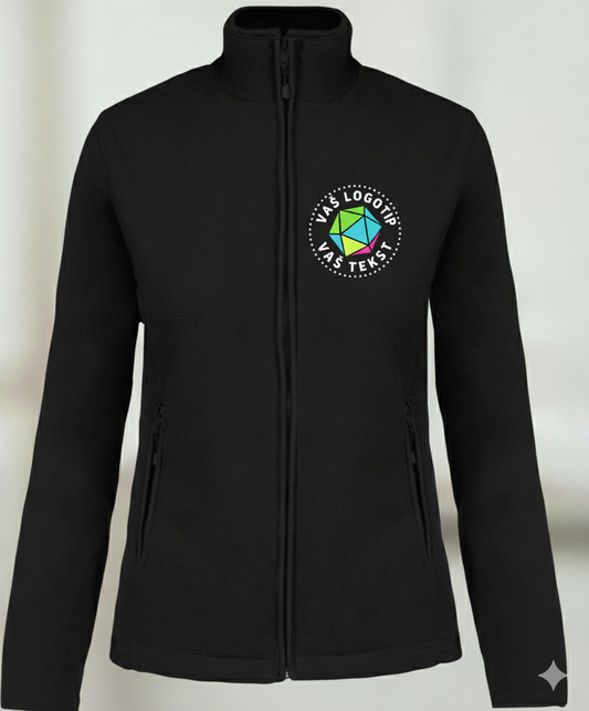 Ženski flis z vašim logotipom – VEZENJE - oblekanadom