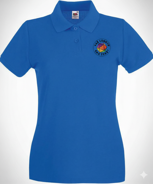 Ženska polo majica z vašim logotipom – VEZENJE - oblekanadom