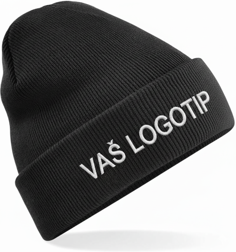 Kapa z vašim logotipom – VEZENJE (Beechfield B‑45)
