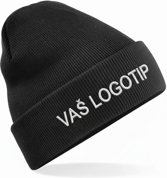 Kapa z vašim logotipom – VEZENJE (Beechfield B‑45)