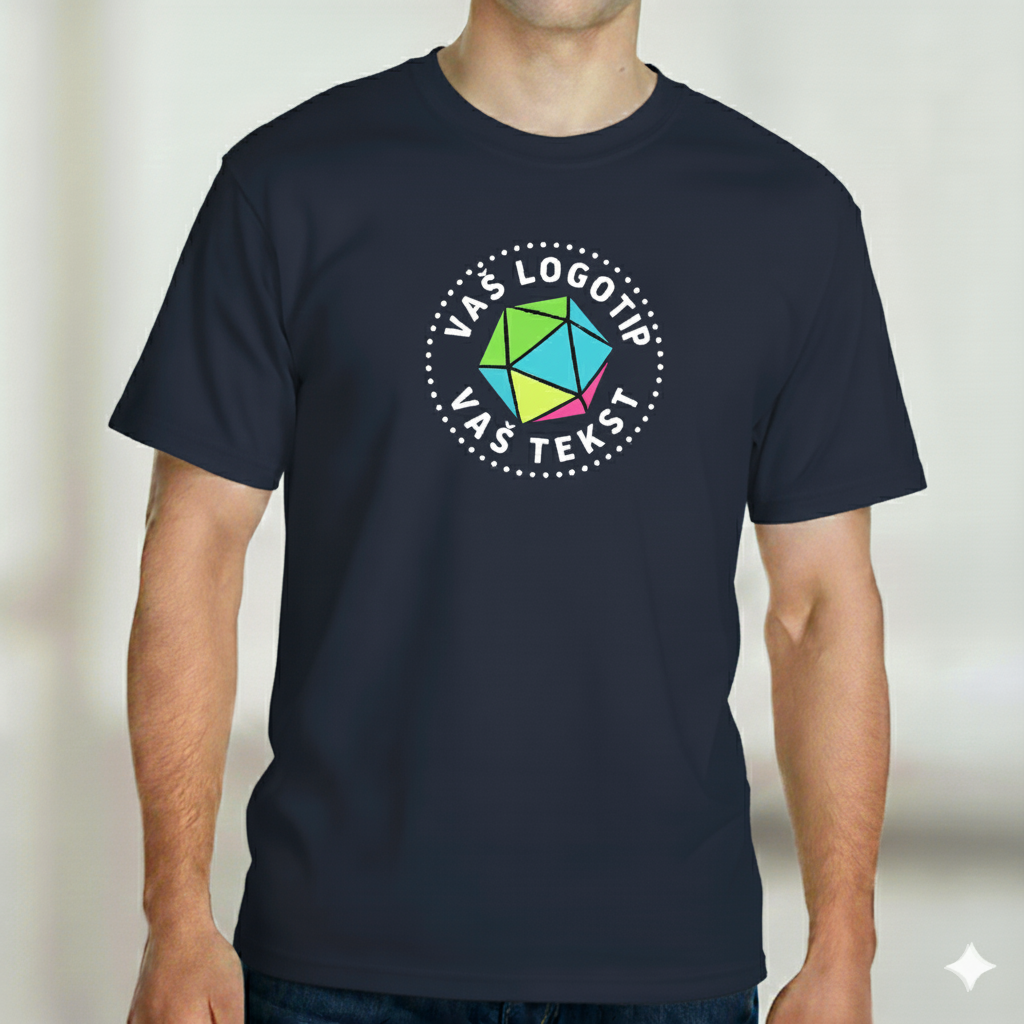 Majica z vašim logotipom – VEZENJE - oblekanadom