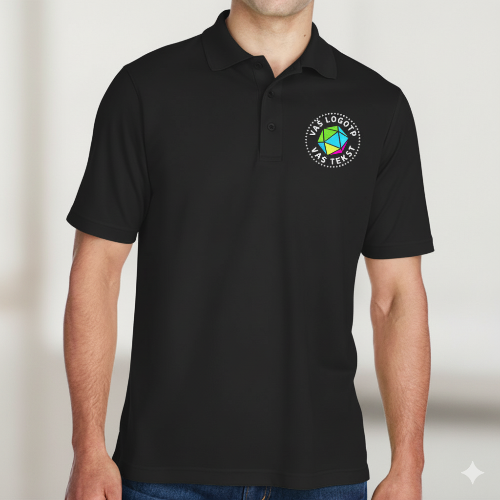 Polo majica z vašim logotipom – VEZENJE - oblekanadom