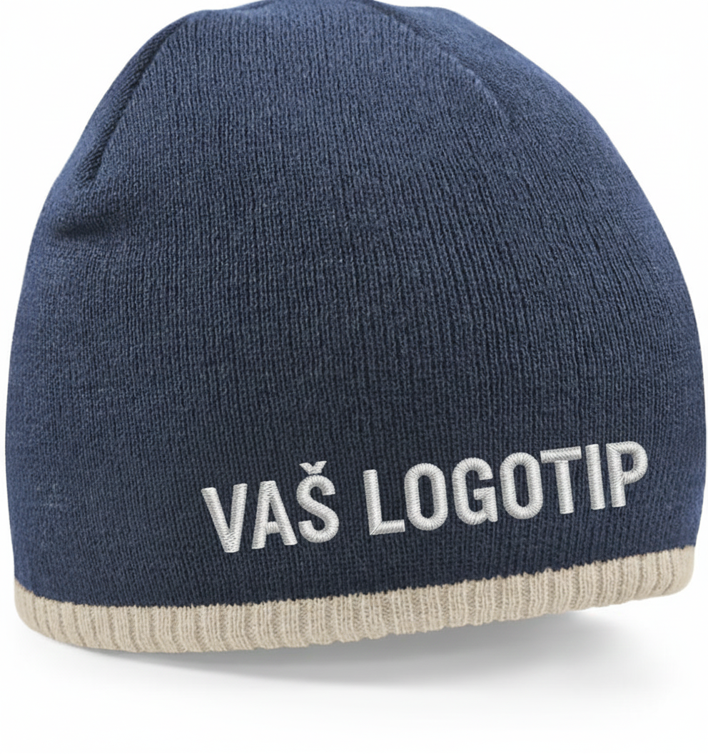 Kapa z vašim logotipom – VEZENJE (Beechfield B‑44C)