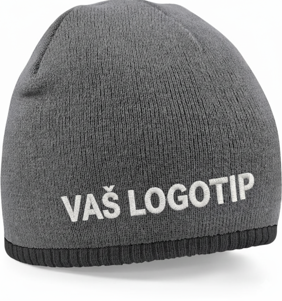 Kapa z vašim logotipom – VEZENJE (Beechfield B‑44C)