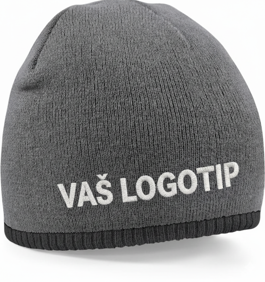 Kapa z vašim logotipom – VEZENJE (Beechfield B‑44C)